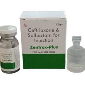 Zentrox Plus | Ceftrixone with Sulbactome Injection