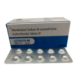 Cetrifer-M | Levocetirizine 5mg, Montelukast 10mg  Tablet
