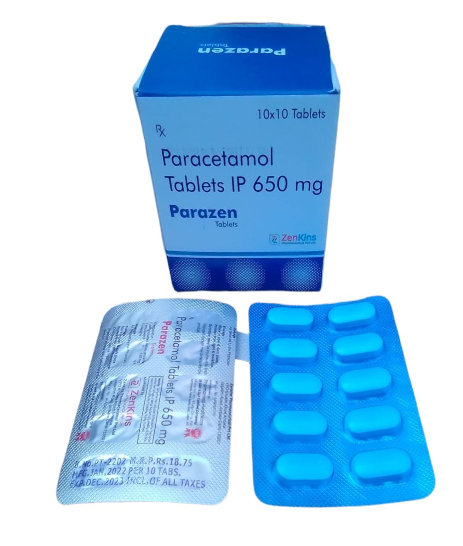 Parazen-650 | Paracetamol 650mg Tablet