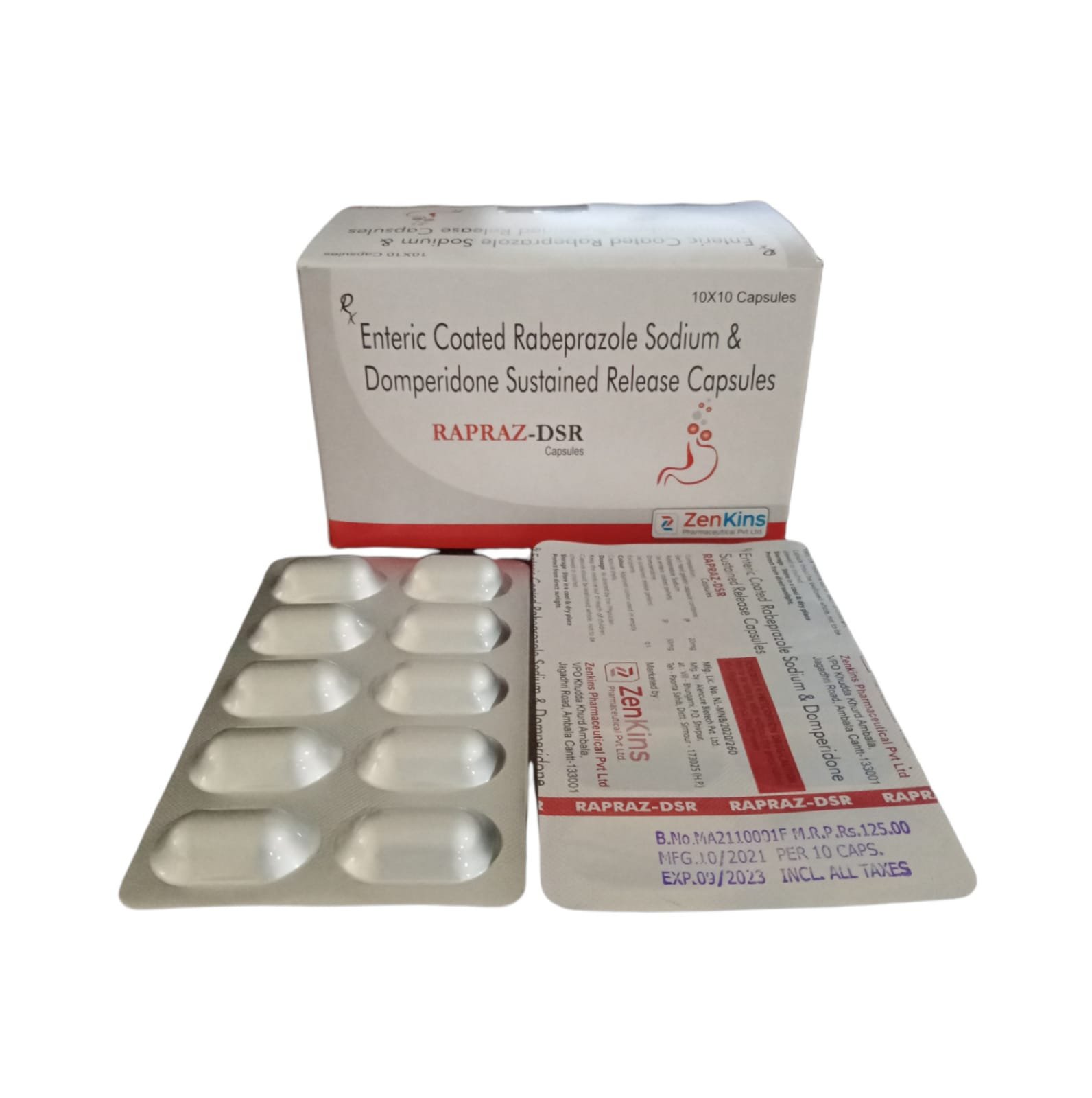 Rapraz-Dsr | Rabeprazole with Domperidone Capsule