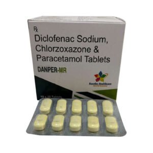 Danper-MR | Diclofenac Sodium 50mg, Chlorzoxazone 250mg, Paracetamol 325mg Tablet