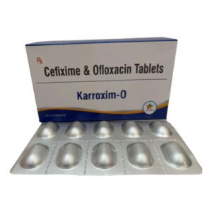 Karroxim-O 200 | Cefixime 200mg, Ofloxacin 200mg Tablet
