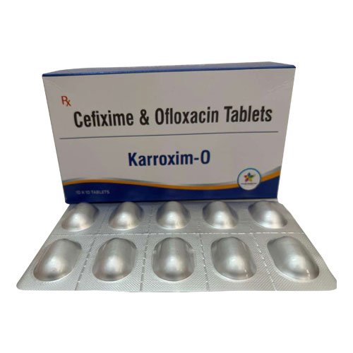 Karroxim-O 200 | Cefixime 200mg, Ofloxacin 200mg Tablet