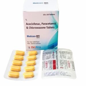 Mobizen-Mr | Aceclofenac, Paracetamol and Chlorzoxazone Tablet