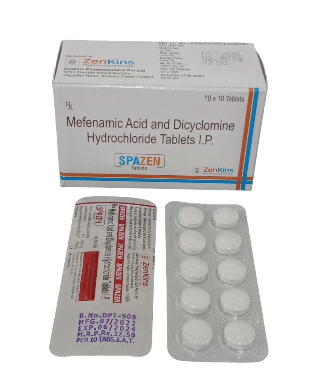 Spazen | Mefenamic with Dicyclomine Suspension