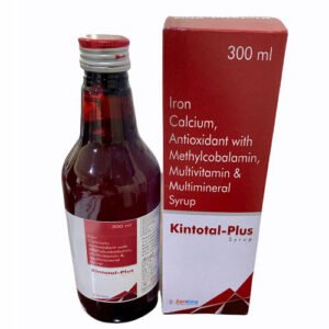Kintotal- Plus | Iron, Methylcobalamine, Ferric Ammonium, Selenium, Nicotinamide, Magnesium and Folic Acid Syrup