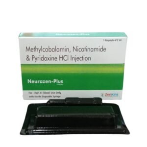 Neurazen- Plus | Methylcobalamin, Pyridoxine and Nicotinamide Injection