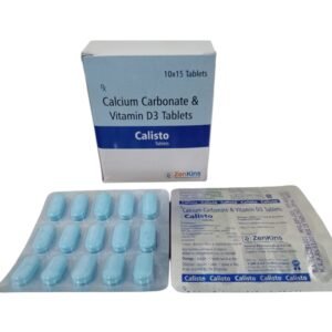 Calisto | Calcium and Vitamin D3 Tab