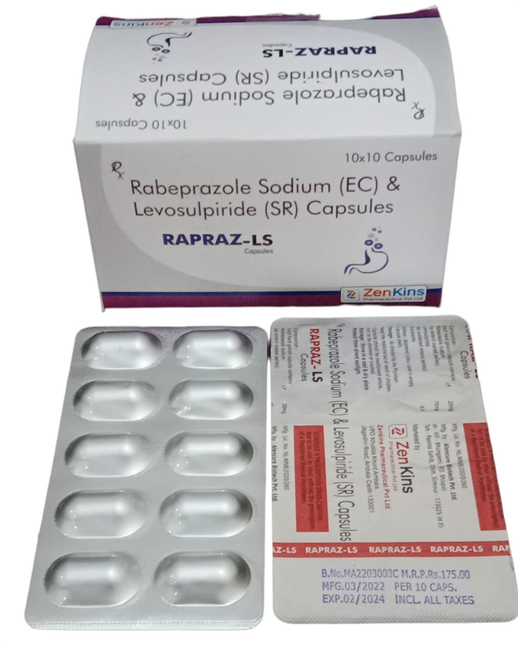 Rapraz Ls | Rabeprazole with Levosulpride Capsule