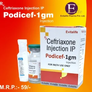 Podicef Injection | Ceftriaxone injection IP