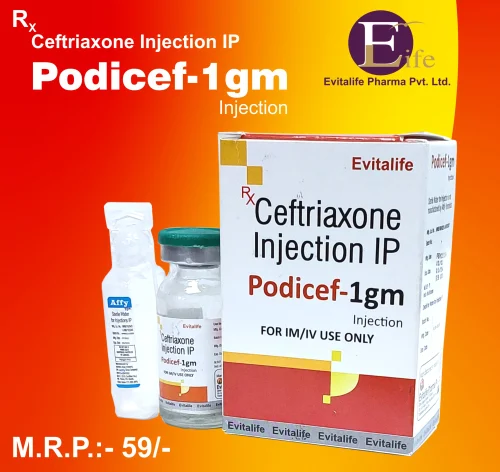 Podicef Injection | Ceftriaxone injection IP
