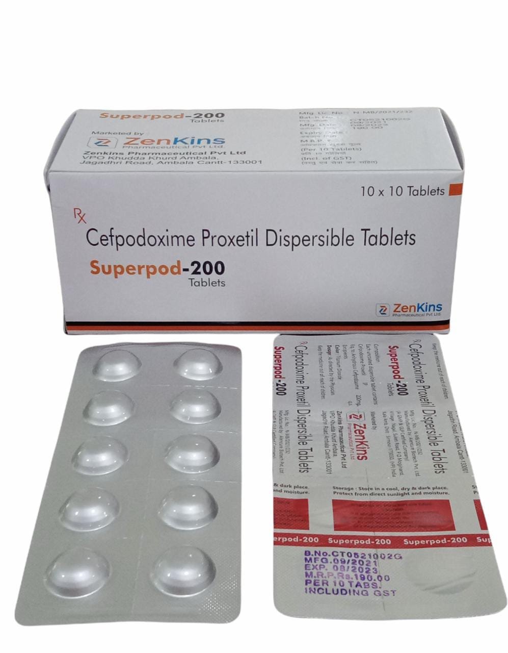 Superpod-200 | Cefpodoxime 200mg Tablet