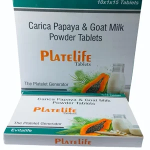 Platelife Tablet | Carica Papaya And Goat Milk Powder Tablet