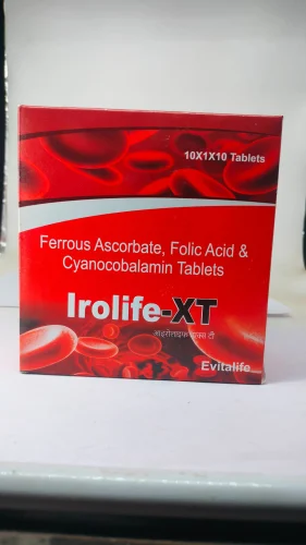IROLIFE-XT Tablets | Ferrous Ascorbate Folic Acid Tablets - Image 2
