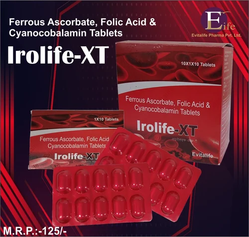 IROLIFE-XT Tablets | Ferrous Ascorbate Folic Acid Tablets