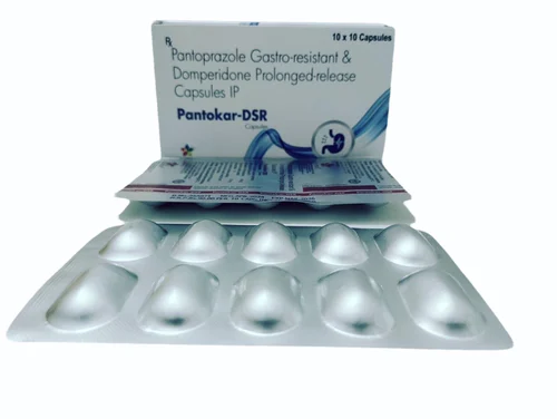 Pantokar DSR | Pantoprazole 40mg, Domperidone 30mg Capsule
